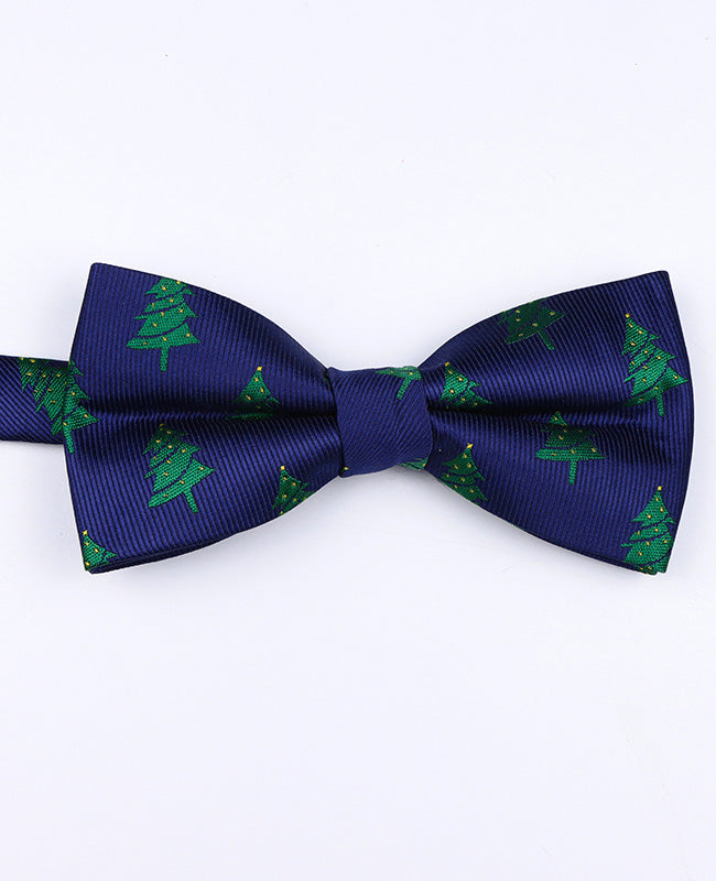 Papillon di Natale Blu n°1 Uomo in Poliestere «Christmas»
