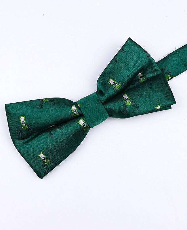 Papillon di Natale Verde n°2 Uomo in Poliestere «Christmas»