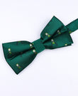 Papillon di Natale Verde n°2 Uomo in Poliestere «Christmas»