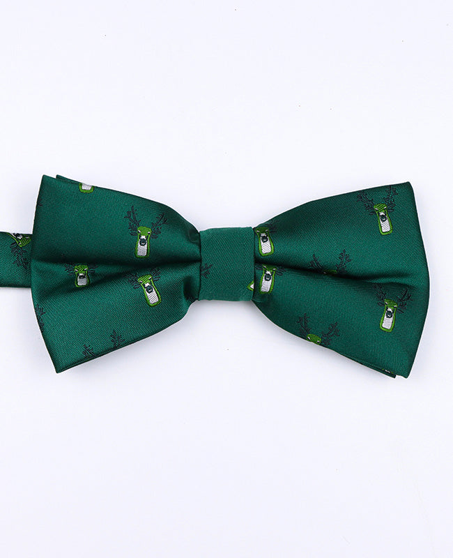 Papillon di Natale Verde n°2 Uomo in Poliestere «Christmas»