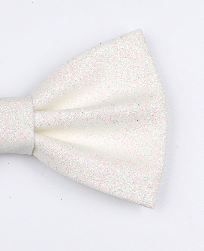 Papillon con Paillettes Bianco Uomo in Poliestere «Olive»