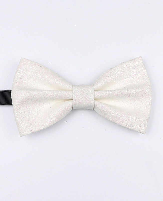 Papillon con Paillettes Bianco Uomo in Poliestere «Olive»