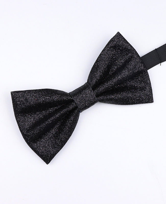 Papillon con Paillettes Nero n°1 Uomo in Poliestere «Olive»