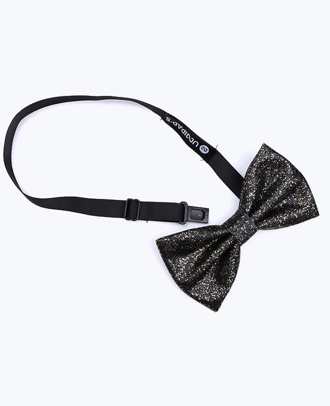 Papillon Con Paillettes Nero n°2 Uomo in Poliestere «Olive»