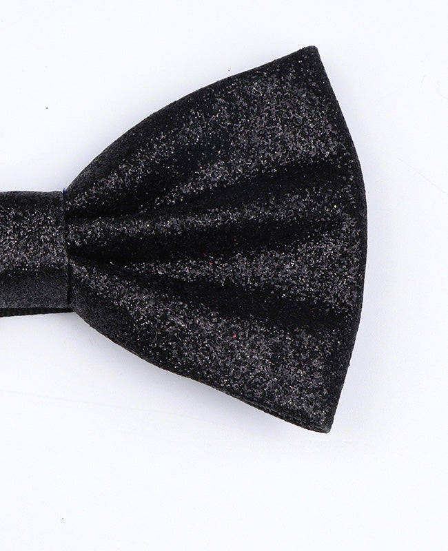 Papillon con Paillettes Nero n°1 Uomo in Poliestere «Olive»