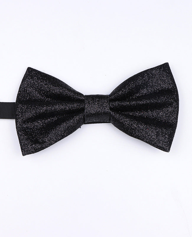Papillon con Paillettes Nero n°1 Uomo in Poliestere «Olive»