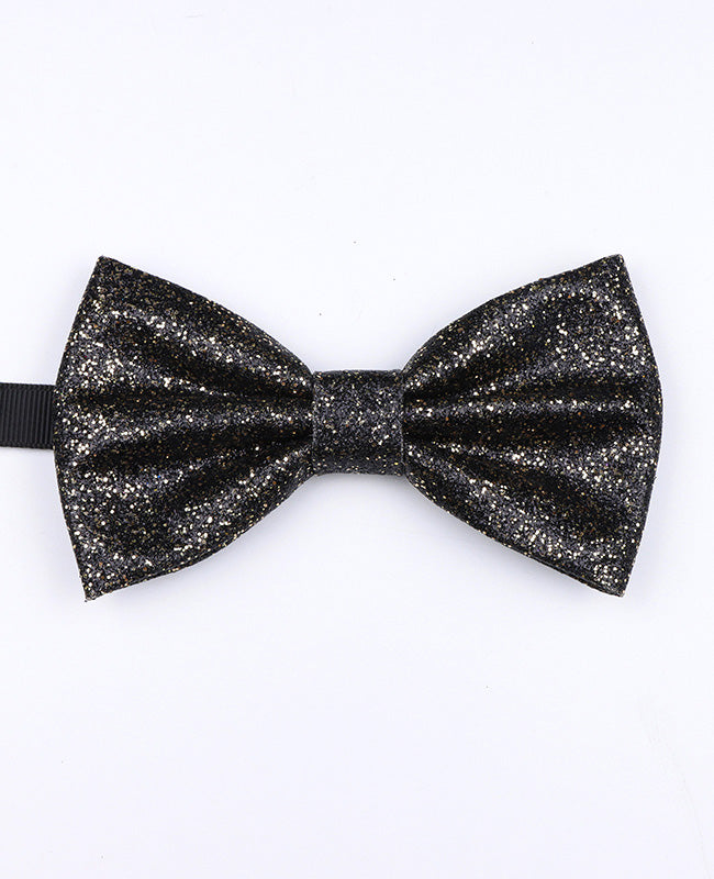 Papillon Con Paillettes Nero n°2 Uomo in Poliestere «Olive»