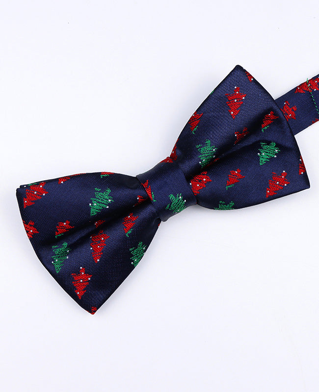 Papillon di Natale Blu n°2 Uomo in Poliestere «Christmas»