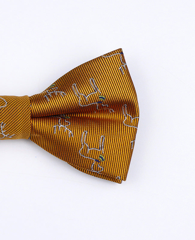 Papillon di Natale Oro per Bambini in Poliestere «Christmas»
