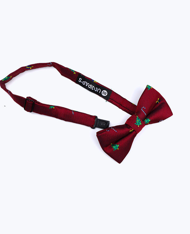 Papillon di Natale Rosso n°1 Bambini in Poliestere «Christmas»