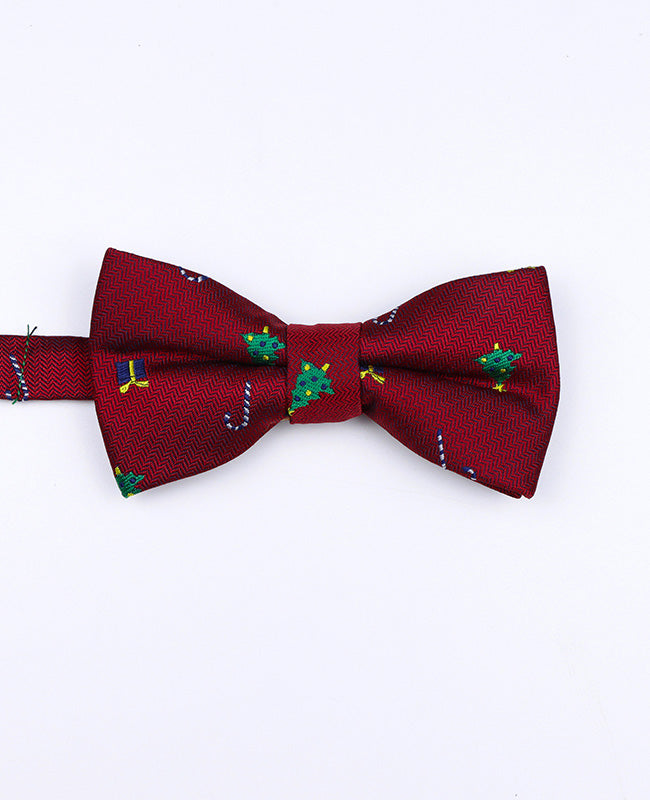 Papillon di Natale Rosso n°2 Bambini in Poliestere «Christmas»