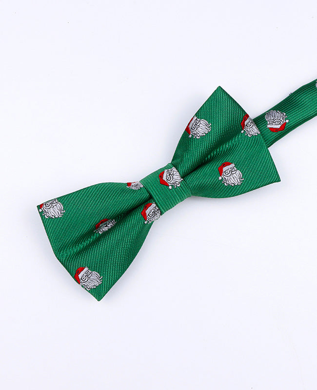 Papillon di Natale Verde n°1 Bambini in Poliestere «Christmas»