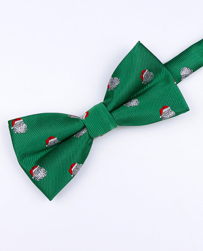 Papillon di Natale Verde n°1 Uomo in Poliestere «Christmas»