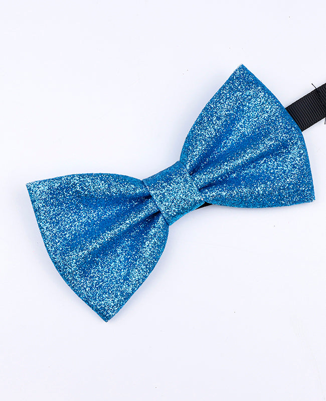 Papillon con Paillettes Blu n°2 Uomo in Poliestere «Olive»