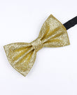 Papillon con Paillette Oro n°3 Uomo in Poliestere «Olive»