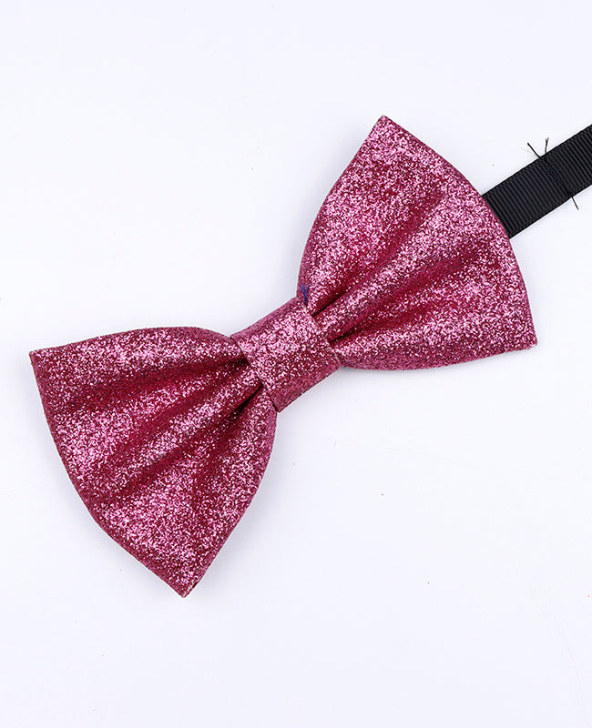 Papillon a Paillette Rosa n°1 Uomo in Poliestere «Olive»