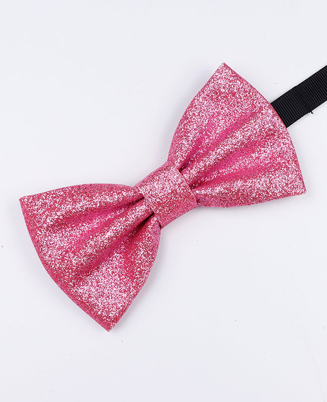 Papillon a Paillette Rosa n°2 Uomo in Poliestere «Olive»