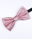 Papillon con Paillette Rosa n°5 Uomo in Poliestere «Olive»