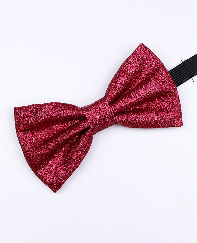 Papillon con Paillette Rosso n°1 Uomo in Poliestere «Olive»