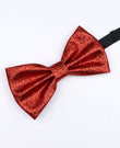 Papillon con Paillette Rosso n°2 Uomo in Poliestere «Olive»