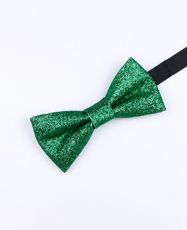 Papillon con Paillettes Verde n°1 Bambini in Poliestere «Olive»