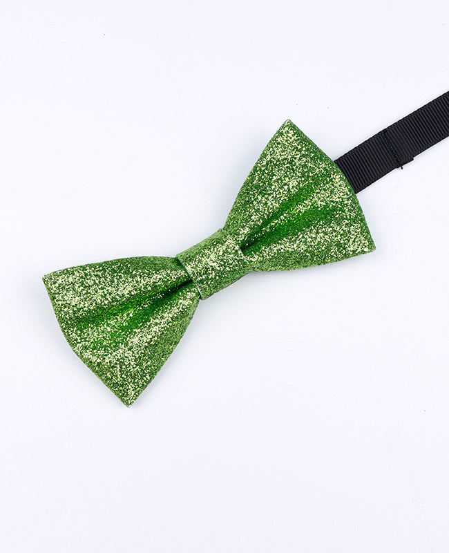 Papillon con Paillettes Verde n°2 Bambini in Poliestere «Olive»