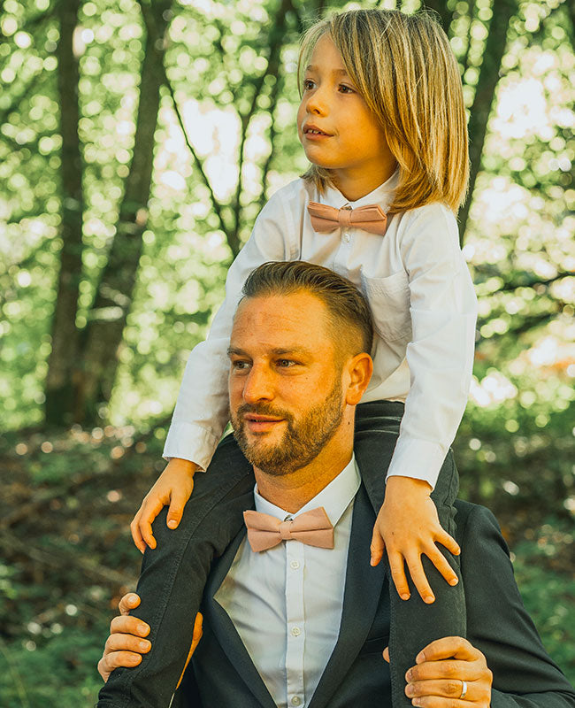 Papillon Rosa n°3 in Cotone «Edgard»