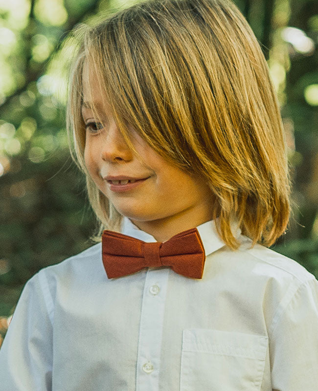 Papillon Terracotta Bambini in Cotone «Edgard»