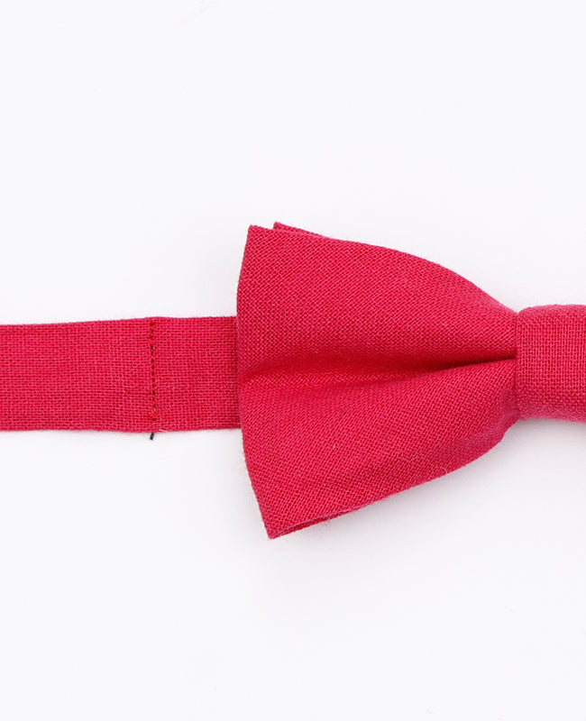 Papillon Rosso Bambini in Cotone «Edgard»