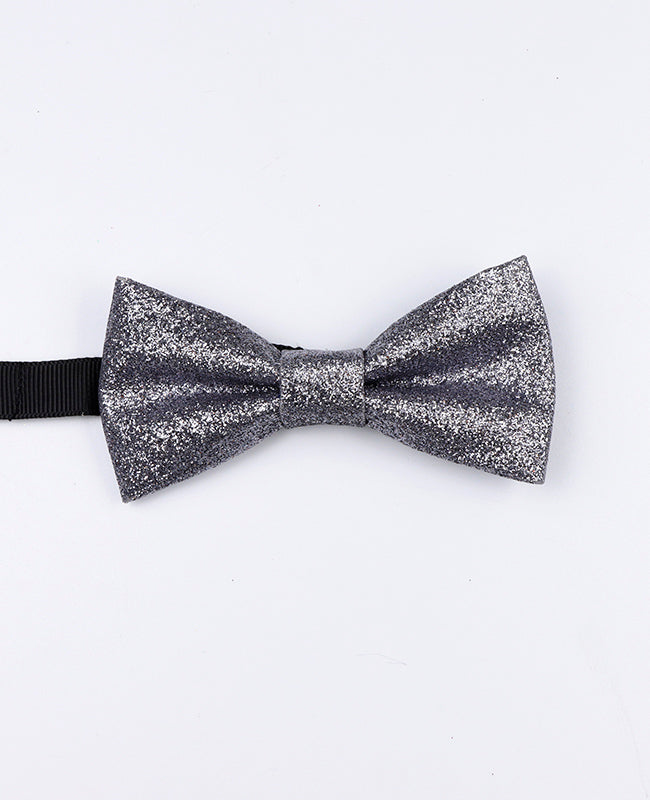 Papillon Con Paillettes Argento n°1 Bambini in Poliestere «Olive»