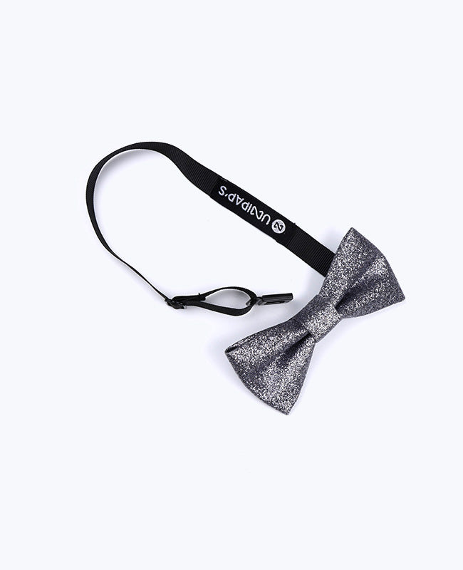 Papillon Con Paillettes Argento n°1 Bambini in Poliestere «Olive»