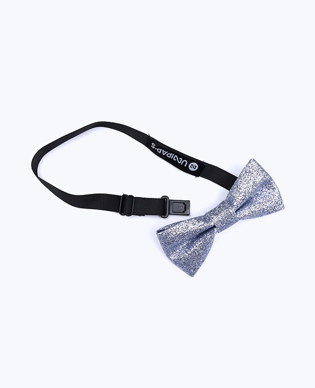 Papillon Con Paillettes Argento n°2 Bambini in Poliestere «Olive»