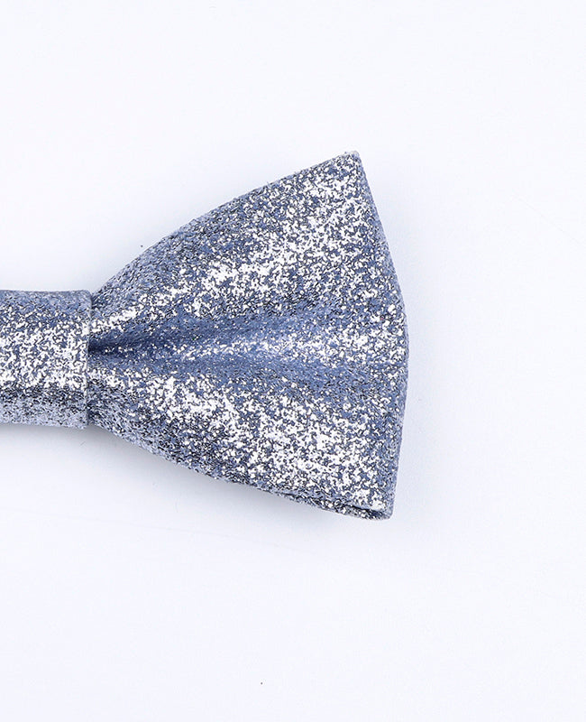 Papillon Con Paillettes Argento n°2 Bambini in Poliestere «Olive»