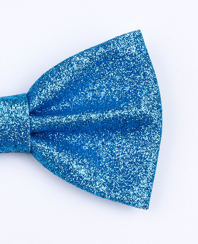 Papillon Con Paillettes Blu n°2 Uomo in Poliestere «Olive»