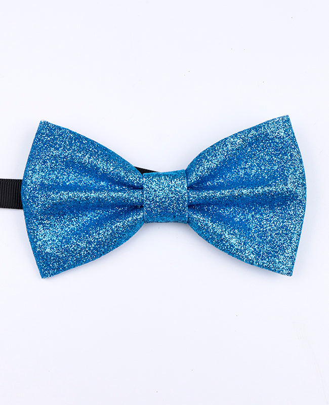 Papillon Con Paillettes Blu n°2 Uomo in Poliestere «Olive»