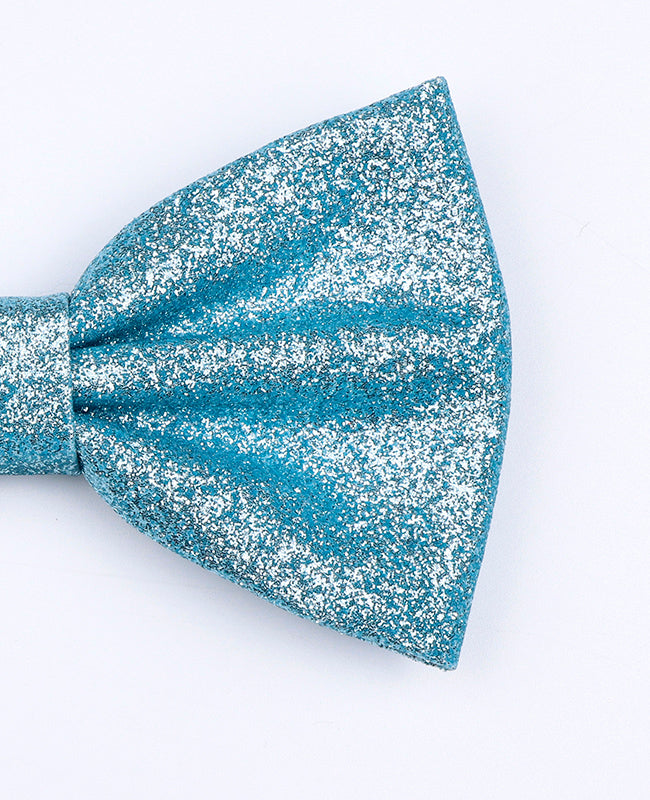 Papillon Con Paillettes Blu n°3 Uomo in Poliestere «Olive»