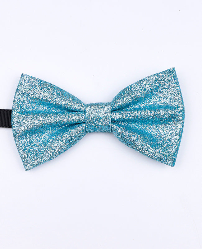 Papillon Con Paillettes Blu n°3 Uomo in Poliestere «Olive»