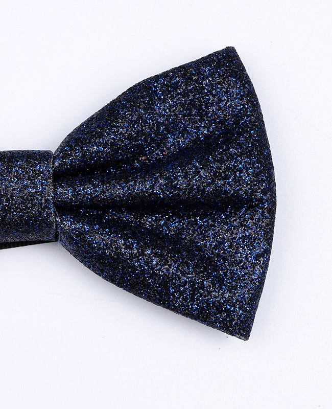 Papillon Con Paillettes Blu n°4 Uomo in Poliestere «Olive»