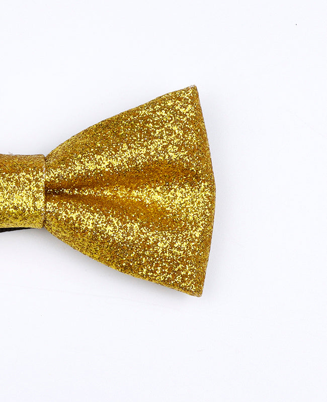 Papillon Con Paillettes Oro n°1 Bambini in Poliestere «Olive»