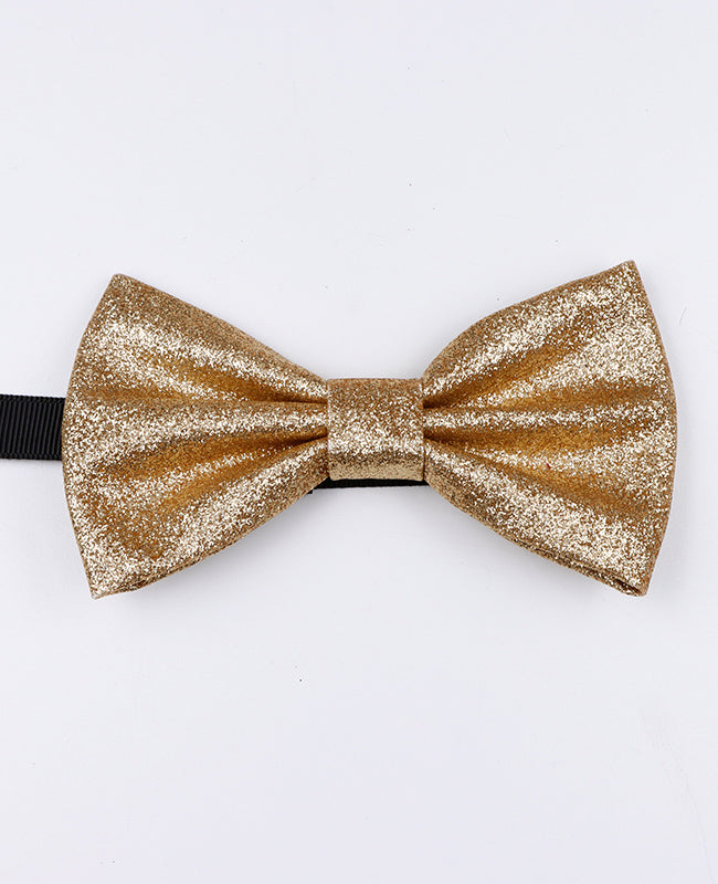 Papillon Con Paillettes Oro n°4 Uomo in Poliestere «Olive»