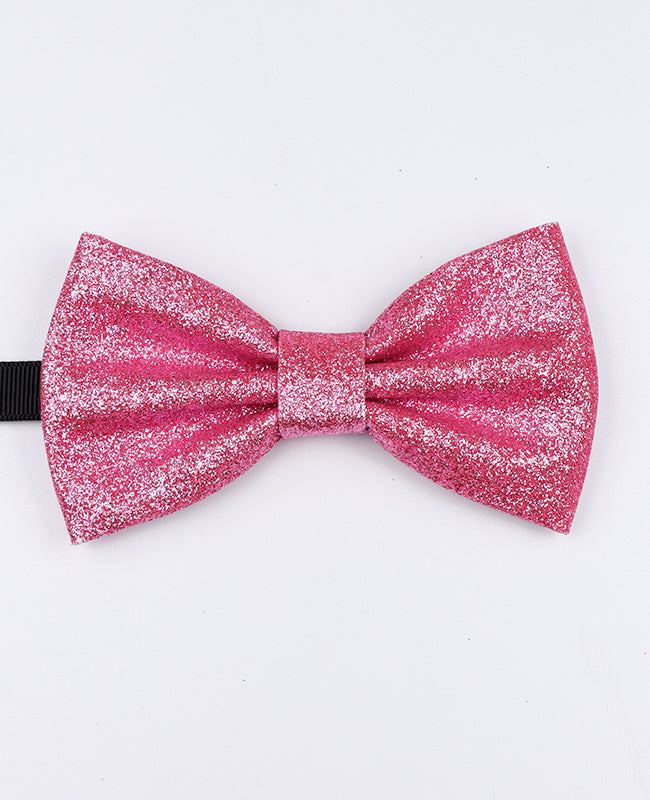 Papillon Con Paillettes Rosa n°2 Uomo in Poliestere «Olive»