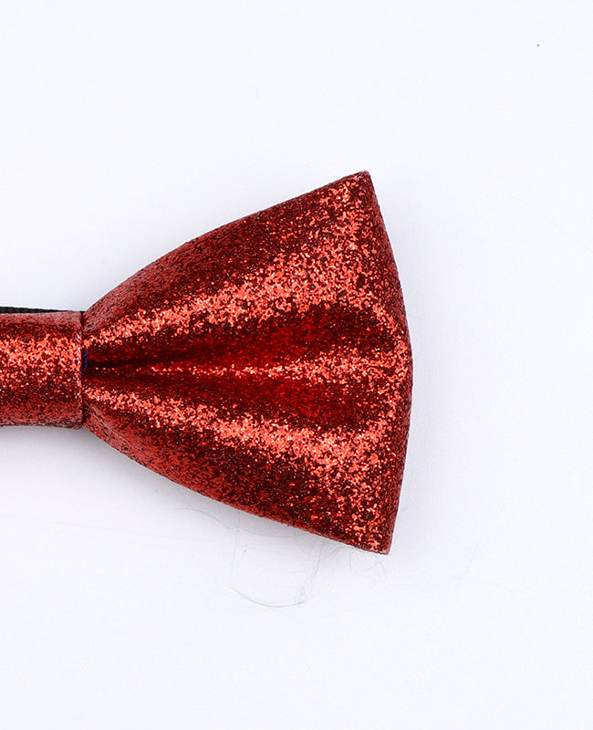 Papillon Con Paillettes Rosso n°2 Bambini in Poliestere «Olive»
