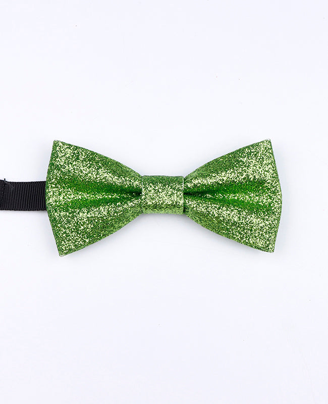 Papillon Con Paillettes Verde n°2 Bambini in Poliestere «Olive»