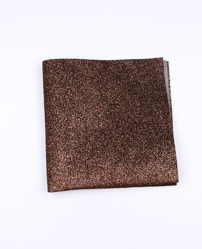 Fazzoletto da taschino Con Paillettes Marrone in Poliestere «Olive»