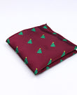 Fazzoletto da taschino di Natale Rosso n°1 in Poliestere «Christmas»