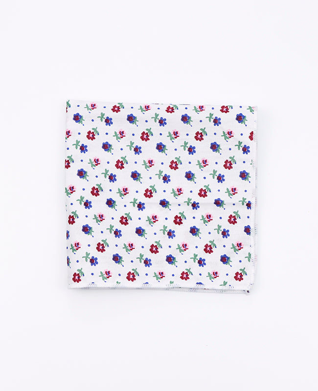 Fazzoletto da taschino Liberty Bianco n°1 in Cotone | Gaspard - Unipap's