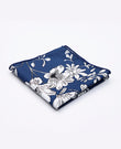 Fazzoletto da taschino Liberty Blu n°2 in Cotone | Clovis - Unipap's