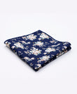 Fazzoletto da taschino Liberty Blu n°5 in Cotone | Charles - Unipap's