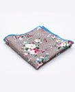 Fazzoletto da taschino Liberty Blu n°1 in Cotone | Gaspard - Unipap's