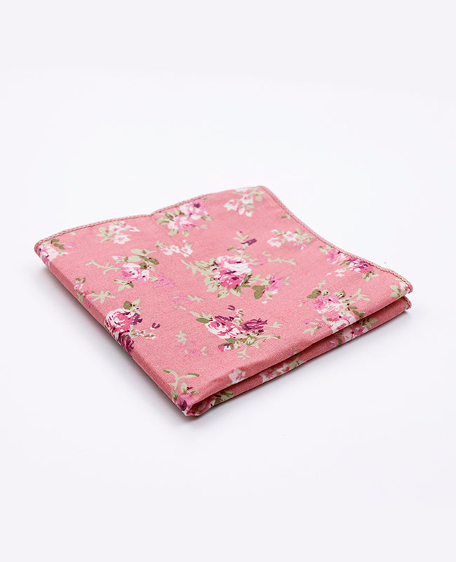 Fazzoletto da taschino Liberty Rosa in Cotone | Charles - Unipap's